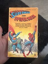 VINTAGE Superman and Spider-Man (Paperback, 1981) 1st Edition COMIC OOP RARE picture
