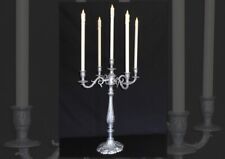 Candelabras, Retirement Sale, 50 Hand Painted in Silver Metallic Paint picture