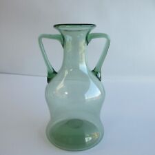 Antique double handled open pontil Bottle Vessel Vase? picture