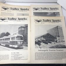 Lot of 4 Vintage 1947 Trolley Sparks Magazine March-April-May- June  #3 picture