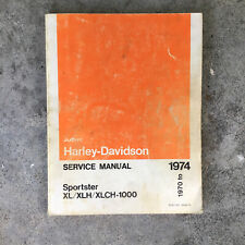 Vintage 1970 to 1974 Harley-Davidson Sportster Service Manual XL XLH XLCH 1000 picture