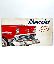 Vintage 1956 Chevrolet Chevy Automotive Advertising Sales Fold Out Brochure picture