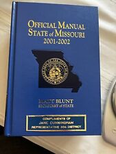 Official Manual State of Missouri 2001-2002, Matt Blunt, Secretary Of State picture