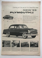 1953 Plymouth Hy-Drive, Association Of American Railroads Vintage Print Ads picture