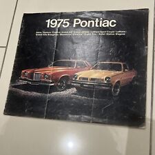 1975 Pontiac colour car brochure Great Pictures Michigan picture