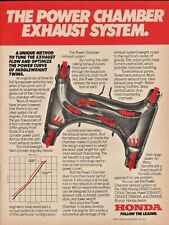 1979 Honda Power Chamber Exhaust System - Vintage Motorcycle Ad picture