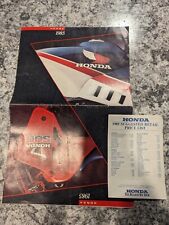 1985 Honda Motorcycle Brochure With Price List Shadow500 V65 Sabre Nighthawk Ect picture