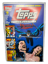 Topps Comics Presents #0 Dracula Vs Zorro VG Condition Special Preview Issue picture