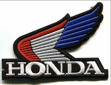 HONDA WING RED WHITE BLUE  EMBROIDERED BIKER PATCH (HP1) picture