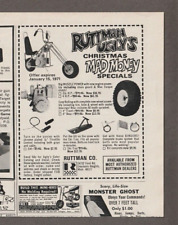 1970 RUTTMAN UGLY'S Magazine AD~Muscle Power~SNOOPY & Red Baron EMBLEMS/PATCH picture