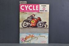 Vintage Cycle Magazine December 1961 Matchless Harley Davidson Sprint Motorcycle picture