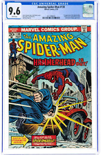 🔥1974 Amazing Spider-Man #130 CGC 9.6 WHITE Pgs 1st Appearance of Spidermobile. picture