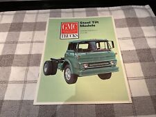 1966 GMC Steel Tilt models Gas powered ￼4x2 Sales brochure picture