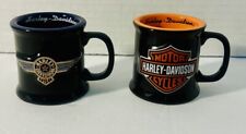 Two HARLEY DAVIDSON Miniature Mugs 2” High Officially Licensed HD Merch picture