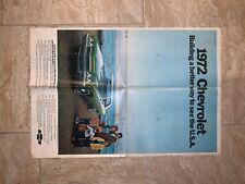 Vintage 1972 Chevrolet Impala/Full Lineup Array Foldout Brochure Catalog Color picture