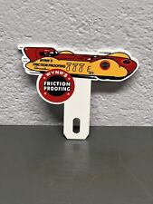 WYNN’S OIL Metal Plate Topper Sign Gas Station Service Friction Proofing Garage picture