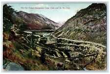 c1910s Aerial View Far Famed Georgetown Loop 1913 Denver Colorado CO Postcard picture