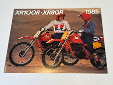 Original 1985 Honda XR100R-XR80R  Motorcycle Dealer Sales Brochure picture