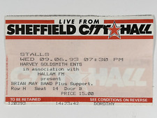 Queen Ticket Freddie Mercury Brian May Back to the Light Tour Sheffield 1993 picture
