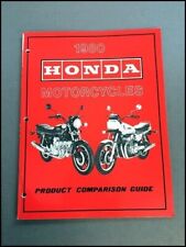 1980 Honda Motorcycle Bike Brochure Catalog - XL500S XL125S XL80S CR250R CR125R picture
