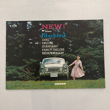 Vintage 1963 Datsun Bluebird Car Sales Brochure Catalog Japanese JDM Nissan picture