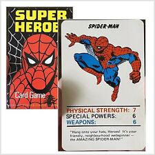 EXTREMELY RARE VINTAGE 1977 MARVEL SUPERHEROES SPIDERMAN TOP TRUMPS CARD GAME picture