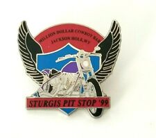 Million Dollar Cowboy Bar Jackson Hole WY Sturgis Pit Stop '99 Pin Motorcycle  picture
