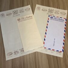 Vtg The Monteleone Hotel New Orleans Stationery Letterhead & Envelopes Air Mail picture
