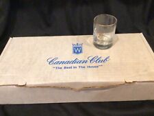 Vintage CANADIAN Club Whiskey Glasses With Box Set of 4 and Shot glass W picture