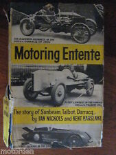 MOTORING ENTENTE Sunbeam, Talbot & Darracq scarce car marque history BOOK picture