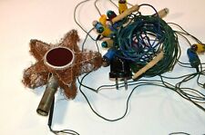 vitage Soviet Russian CHRISTMAS Tree Topper STAR toy ORNAMENTS 50s USSR works picture