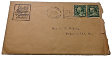 JUNE 1912 NEW HAVEN RAILROAD USED COMPANY ENVELOPE FIREMAN REJECTION LETTER picture