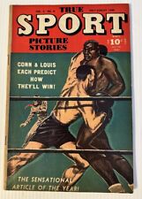 True Sport Picture Stories #8 1946 (VG+/FN-) Joe Louis Vs. Billy Conn picture