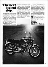 1968 Suzuki T-305 Raider Motorcycle Deserted Road vintage photo print ad ads67 picture