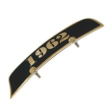 For Royal Enfield Brass Front Mudguard 1962 Number Plate Customized picture