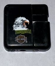 💥Vintage Harley Davidson Motorcycles Small 1.25”x1.25”Butane Pocket Lighter picture