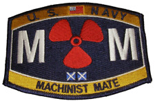 USN NAVY MM MACHINIST MATE MOS RATING PATCH SAILOR VETERAN picture