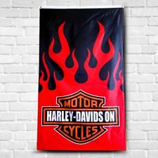 Premium Flag Harley Davidson Motorcycle Logo 3x5ft Banner Garage Wall Decor Sign picture