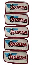 Vtg Honda Logo Racing Patch Decal Motocross Motorcycle Racing Stains Lot 5 picture