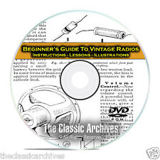 How to Repair Vintage Radios - Beginners Novice Instructional Guide Books CD C10 picture