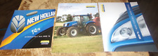 3-lot 2010-15 new holland T4+T6 tractors brochures in nice shape used picture