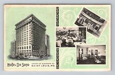 St Louis MO-Missouri, Hotel DeSoto, Antique, c1948 Vintage Souvenir Postcard picture