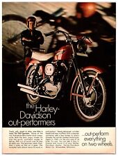 1969 Harley Davidson Sportster Motorcycle - Original Print Advertisement (8x11) picture