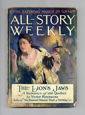All-Story Weekly Pulp Mar 29 1919 Vol. 95 #3 GD+ 2.5 picture