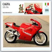 Cagiva 125cc Mito 1991 Italy Edito Service Atlas Motorcycle Card picture