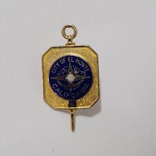 Vintage El Monte CA 20 Year 10 K Gold Lapel Pin picture