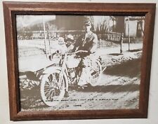 Vintage Harley Davidson Photo 1920's F Head Sidecar HD Motorcycle 1920 F-head picture