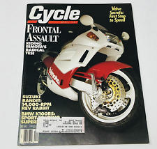 1991 Cycle Magazine Bimota TESI 1D Suzuki GSF400 Bandit BMW K100RS Motorcycle picture