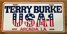 Terry Burke Arcadia Louisiana USA 1 Plastic License Plate Booster Dealership picture