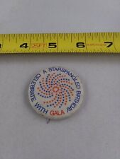 Vintage STAR SPANGLES BIRTHDAY Gala Patriotic USA pin button pinback *EE90 picture